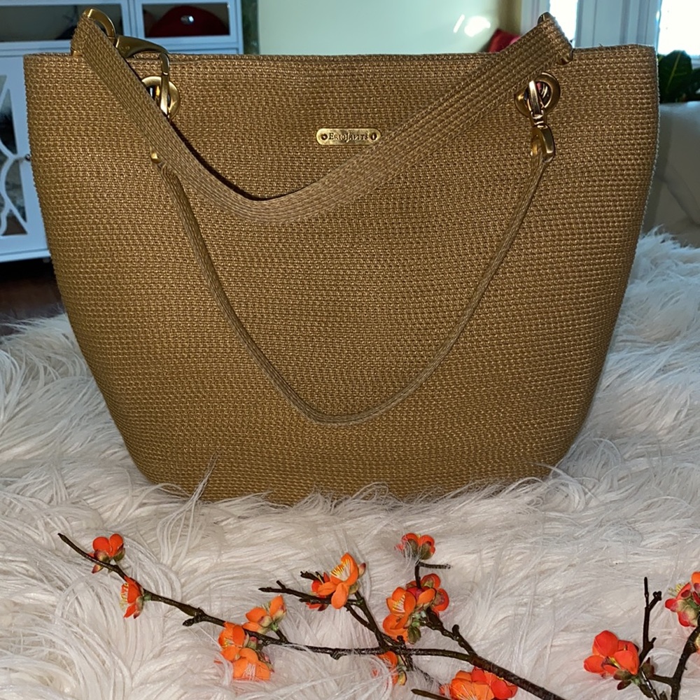 ERIC JAVITS woven tote purse